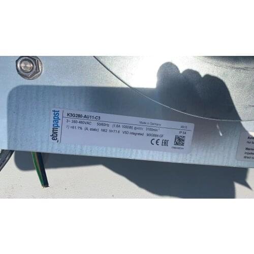 German K3G280 AU11 - C3-480 - v, 380 v Germany brand fan