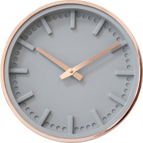 Simple Vintage Wall Clock Luxury Large Plastic Roman Wall Watch Modern Design Kitchen Silent Wandklok Home Decorations OO50WC