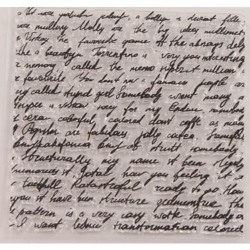 Clear Stamps Scrapbook Paper Craft Scrapbooking Transparent Clear Rubber Stamp Handmade Gifts Kids Fun Decoration Supplies