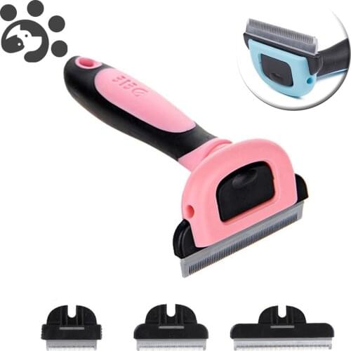 Dog Hair Comb Remover Cat Brush Grooming Tools Detachable Attachment for Pet Trimmer Combs for Cat Pet Supples Chihuahua
