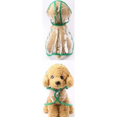 Pet Dog Puppy Rain Coat Jackets Raincoat Waterproof Jacket Rainwear Hood Reflective New