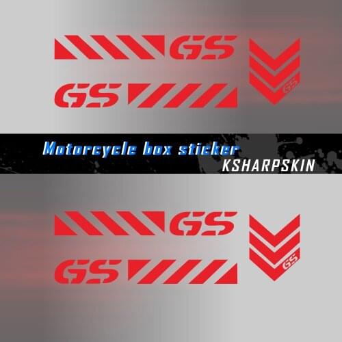 Motorcycles Universal Panniers Luggage Aluminium Decoration Decal Box sticker For BMW R1200GS R1250GS F850GS F750GS F700GS