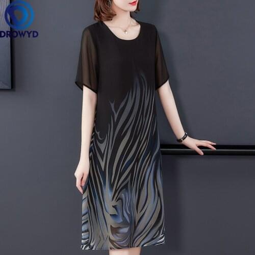Elegant Casual Print Women Maxi Dress Summer Clothes Vintage O-neck Short Sleeve Loose Dresses Lady Bodycon Party Vestidos 2021