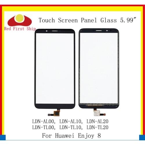 10Pcs/lot For Huawei Enjoy 8 Touch Panel Sensor Digitizer Front Glass LDN-AL00 LDN-AL10 LDN-AL20 Touch Screen LDN-TL00 LDN-TL10