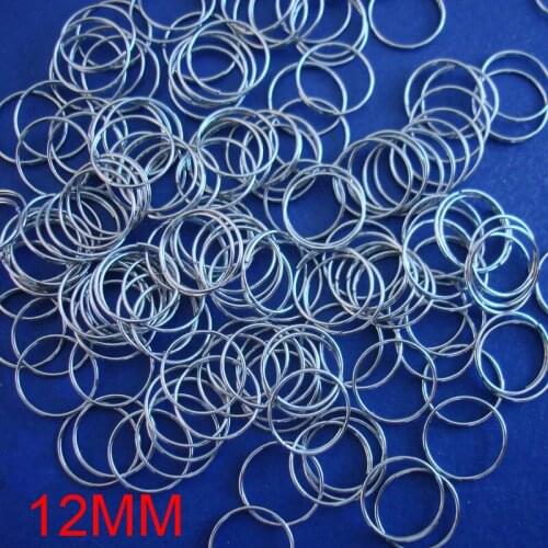 10000pcs/bag 12mm 304 Steel Ring For Chandelier Crystal Octagon Beads Lamp Connectors Components free shipping
