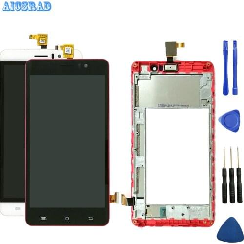1280*720 Black 5''For cubot rainbow LCD Display+Touch Sccreen Digitizer Assembly Phone Accessories rainbow tools