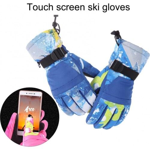 80%HOTMen Women Kids Winter Outdoor Skiing Cycling Snowboarding Waterproof Ski Gloves