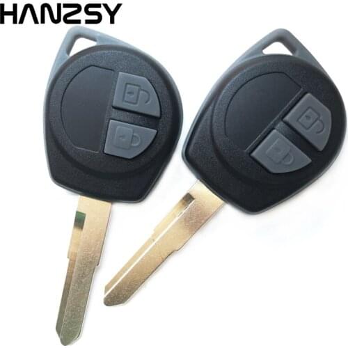 2 Buttons Car key Case Fob For Suzuki Grand Vitara SWIFT Replacement Remote Key Cover shell with Button Pad HU133R Blade