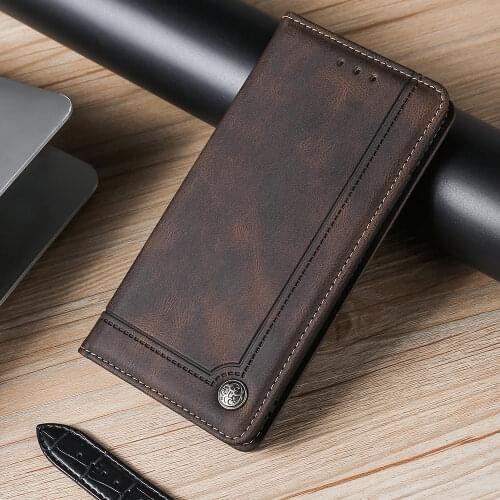 Case for Samsung Galaxy Note 8 9 20 10 Plus Lite Case Cover Note 20 Ultra Flip Phone Bag Magnetic Book Luxury Matte Coque Funda