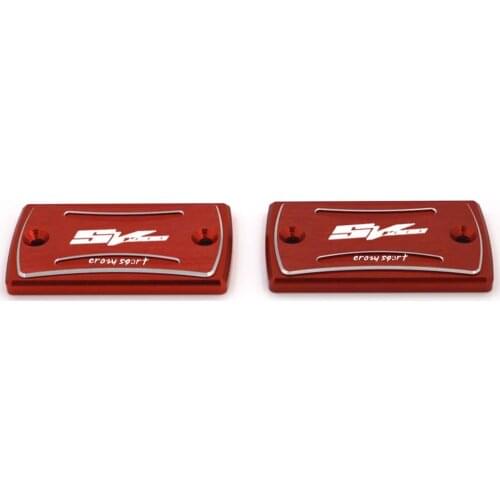 For SUZUKI SV1000 2003-2008 2007 SV 1000 Front Brake/Clutch Fluid Reservoir Cover Motorcycle Accessories