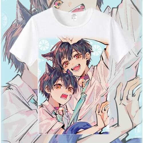 2020 Toilet-Bound Jibaku Shounen Hanako Kun Cosplay T Shirt Nene Yashiro Summer T-Shirt Anime Top Tee Halloween Cosplay Costume