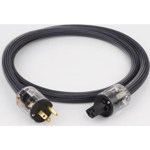 Hi-End 4Square hifi audio EU/US power cord pure copper power cable