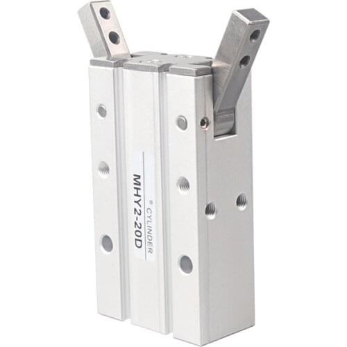 SMC MHY2-10/16/20/25D/D1/D2 pneumatic finger double action opening and closing air gripper 180 degrees