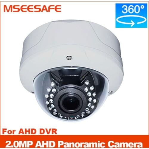 Mseesafe Vandalproof 960P 1080P AHD CCTV Security Camera With 30pcs IR Leds 360 Degree Circle View Surveillance Wide Angle View