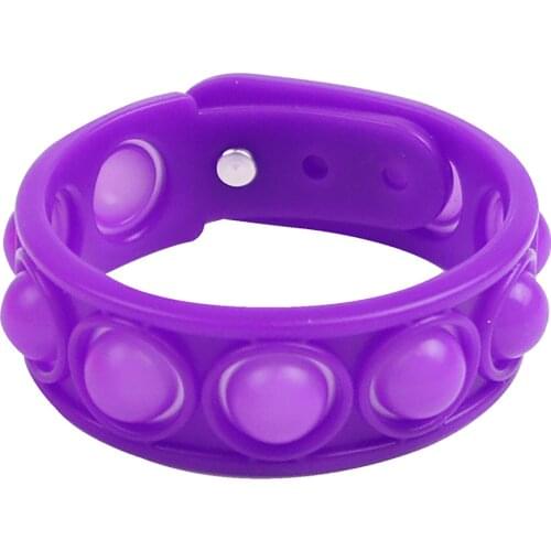 New Fidget Toys Sensory Mini Push Bubble Figet Simple Dimple Bracelets Anti-stress Board Autism Educational Toys for Kids 2021