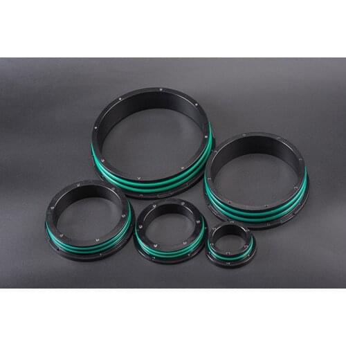 Openrov Acrylic Tube Watertight Flange For ROV Unter Water Robot Aluminum Alloy Sealed Cabin Flange for Remote Operated Vehicle