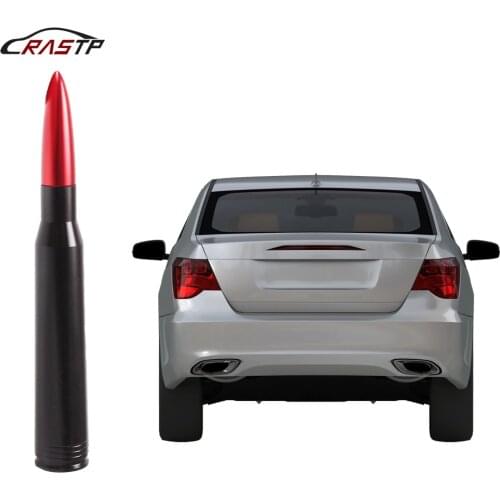 RASTP -Ford F150 Raptor 50 Cal Caliber Bullet Ammo High Quality Aluminum Short Antenna Kit RS-LKT041