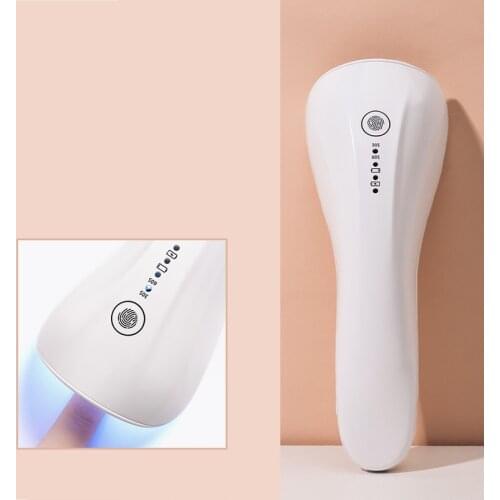 Handheld Nail Lamp Cordless 3 LED Light Eyelash Quick-drying Mini Phototherapy Lamp Rechargeable Lamp Nail Manicure Travel Tool