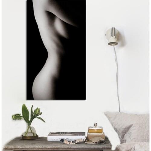Modern Body Art Canvas Painting Posters and Prints Wall Art Nude Art Decorative Paintings for Living Room Home Decor No Frame