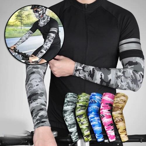 Sports Arm Support Sleeve Sun UV Protection Arm Sleeves with Zippered Phone Bag for Fitness Running MC889