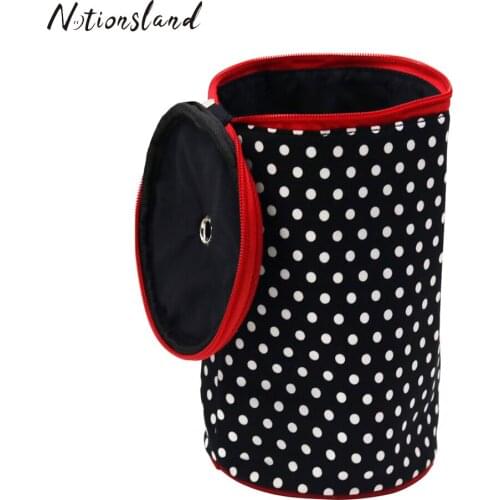 2 Colors Household Knitting Yarn Storage Bag Knitting Tools DIY Fabric Crafts Organizer