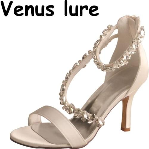 Wedding Shoes Bridal Sandals Women 2021 Fashion Shoes 9CM Heel