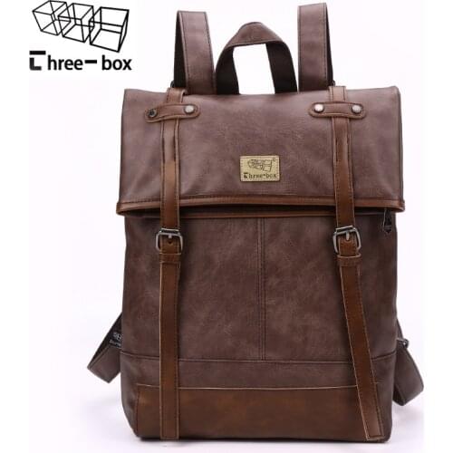 Three-Box Men's Casual Backpacks