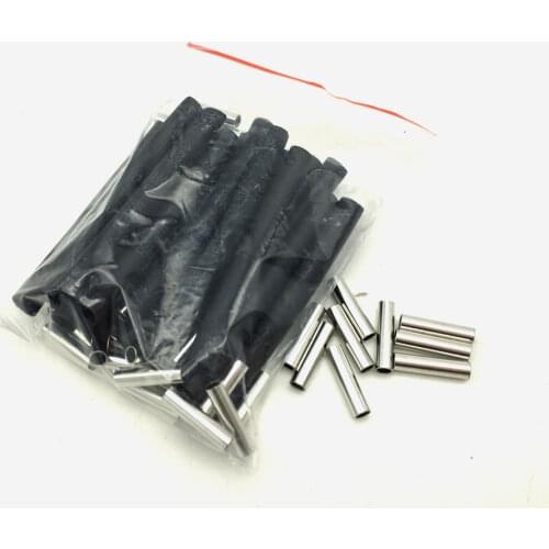 Carbon Fiber Floor Heating Wire Connection Kits Copper Tube and Heat Shrinkable Sleeves Each 20 pcs/bag