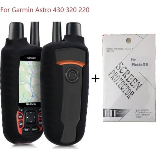 Generic Protect Silicon Case Skin Cover for Garmin GPS Astro 430 320 220 with Astro 320 Screen Protector for 430 320 220