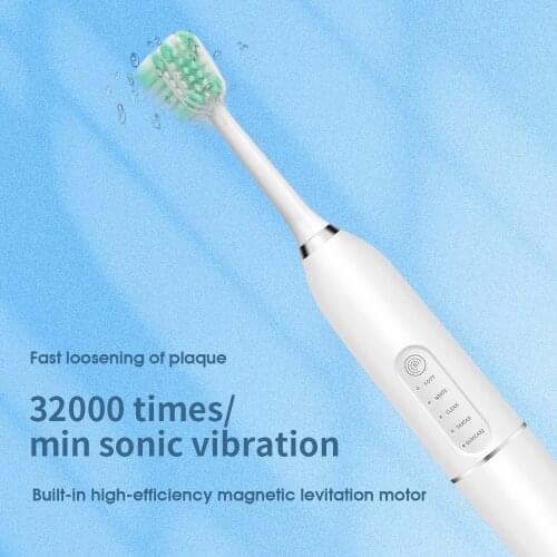 2021 Electric Protable Sonic Dental Scaler Toothbrush Calculus Remover Cleaner Tooth Stains Tartar Tool with Brush Head