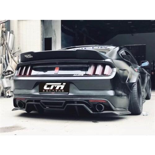 ABS/Carbon Fiber Car Rear Wing Trunk Lip Spoilers Fits For Ford Mustang Spoiler 2015 2016 2017 2018 2019