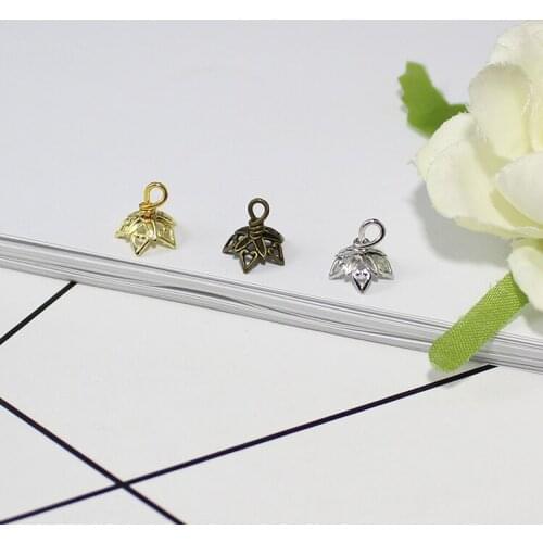 15PCS Flower filigree Beads Cap jewelry accessories jewelry findings handmade diy jewelry making