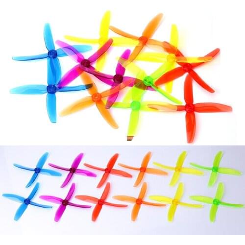 20pcs/lot DYS FPV 4 blade pure PC bullnose propeller 5040 CW/CCW X50404 Props for kit 200/320 (10 pair)
