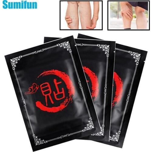 24pcs/3bags Chinese Varicose Veins Plaster Vasculitis Phlebitis Spider Leg Treatment Herb Medical Patch Angiitis Removal Patch