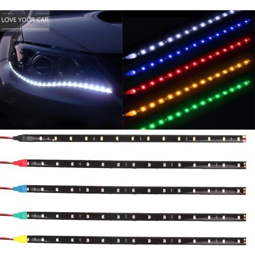30cm LED SMD light with 12V 15SMD 3528 hard board soft light bar 1210