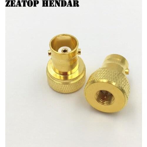500Pcs Brass Gold Plated SMA Male Jack to BNC Female Plug BNC to SMA RF Coaxial Coax Adapter Connector