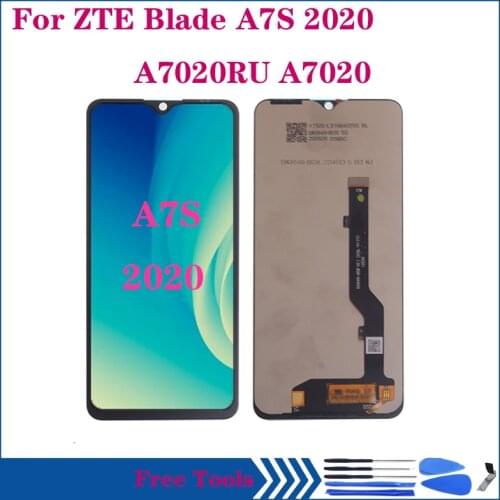 6.5" Original LCD For ZTE Blade A7s 2020 A7020 A7020RU A7020 RU LCD Display Touch Screen Digitizer Assembly Repair parts
