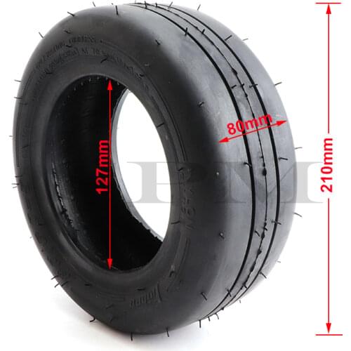 80/60-5 Tubeless tyres Vacuum Tires fits Electric Scooter Karting Go-kart Front Wheel 8 inch electric 4-wheel motorcycle tyre