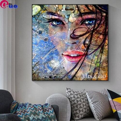 DIY 5D Diamond Painting Cross Stitch Beautiful Girl Home Childrens Toys Fashion Rhinestone Embroidered Wall Decoration Gifts