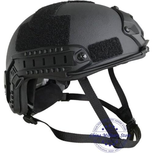 NIJ IIIA Aramid Military FAST Ballistic Combat Helmet US Standard For Police Guard Safety Protection Training