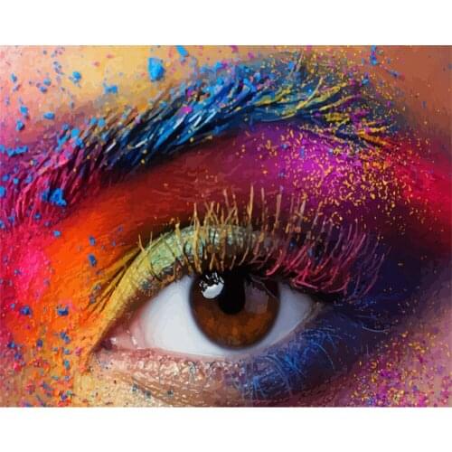 CraftArtGo Painting By Numbers Figure painting On Canvas HandPainted Gift Picture By Number Waterfall Kits Home Decoration