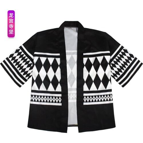 Anime Tokyo Revengers T-shirt Sano Manjirou Ken Ryuguji Haori Polyester Summer Short-sleeve Tees tops Cosplay Costume