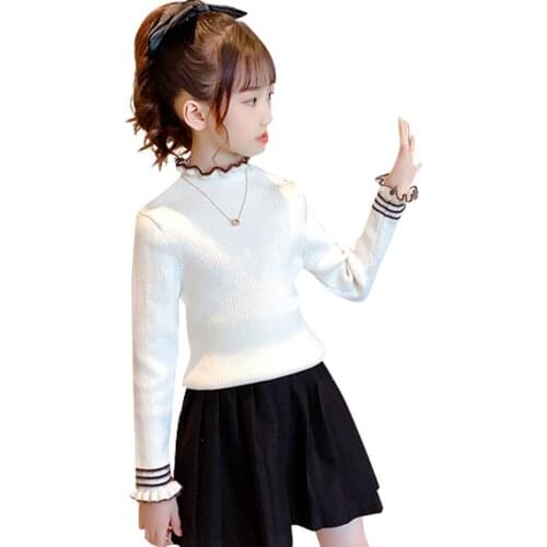 Cardigan For Girls Solid Color Childrens Sweaters For Girls Casual Style Children Sweater Spring Autumn Childrens Clothing Gir