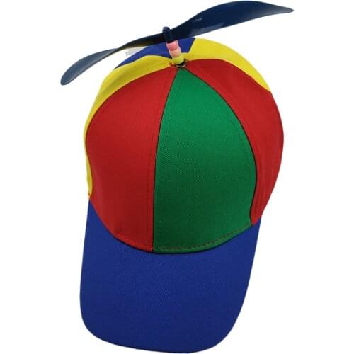 Fashion Colorful Bamboo Dragonfly Patchwork baseball cap for 3-20 year Helicopter Propeller funny Adventure dad hat Snapback hat