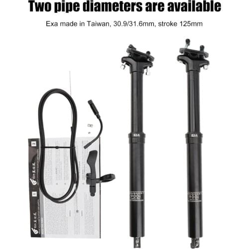 Kindshock KS EXA 900i Dropper Seatpost 30.9/31.6*395mm Mountain Bike Thread Control Lift Seat Tube Internal Routing Seatpost