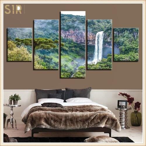 Beautiful Scenery HD Printed 5 Piece Canvas Art Scenery Painting Wall Pictures for Living Room Home Decor Anime Poster Wall Art