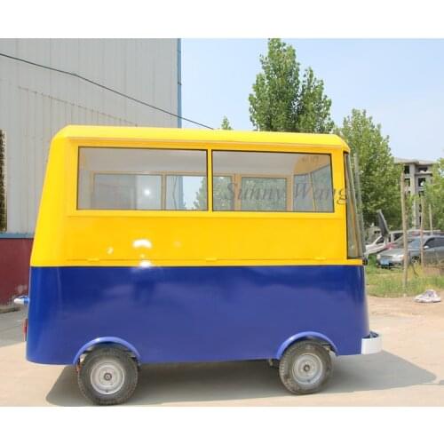 3m Mobile Electric Food Carts Trailer Ice Cream Truck Juice Van Snack Food Carts For USA Market