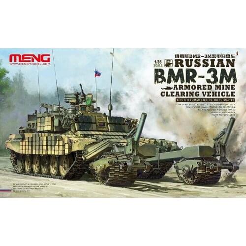 Meng Model 1/35 SS-011 Russian BMR-3M Armored Mine Clearing Vehicle Model kit