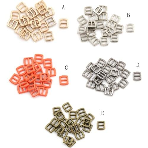 Newest 10pcs Mini Tri-glide 3 mm ultra-small belt buckle doll clothes buttons shoes buckle blyth doll clothing accessory