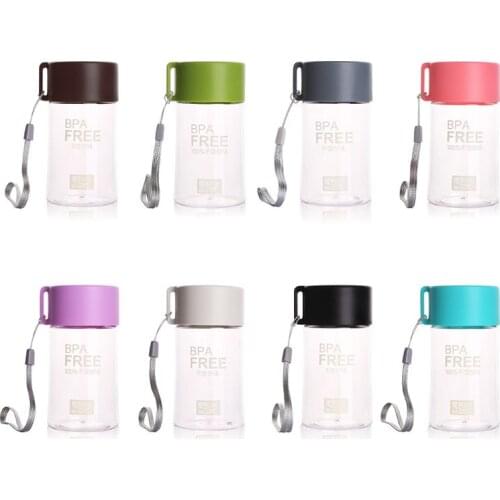 150ml Plastic Water Bottle Mini Cute Water Bottle For Children Kids Portable Leakproof Small Water Bottle 7 Colors